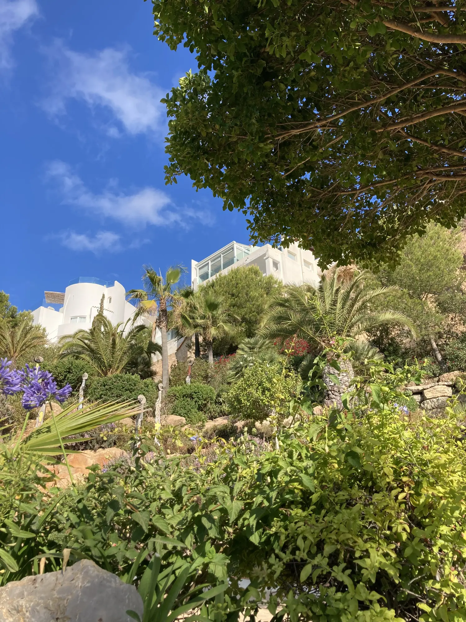 Whitewashed Bougainvillea 15 villa from its private Mediterranean garden - Bougainvillea 15